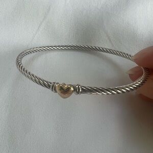 David Yurman Cable Heart Bracelet